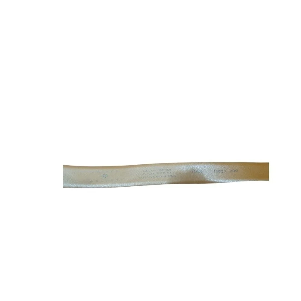 Joseph Abboud Feather Edged Laser Detail Leather Belt Size 40/100